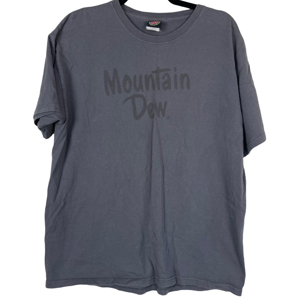 Vintage Mountain Dew It’ll Tickle Your Innards Two Sided Graphic T-Shirt Size Lg - Picture 2 of 12